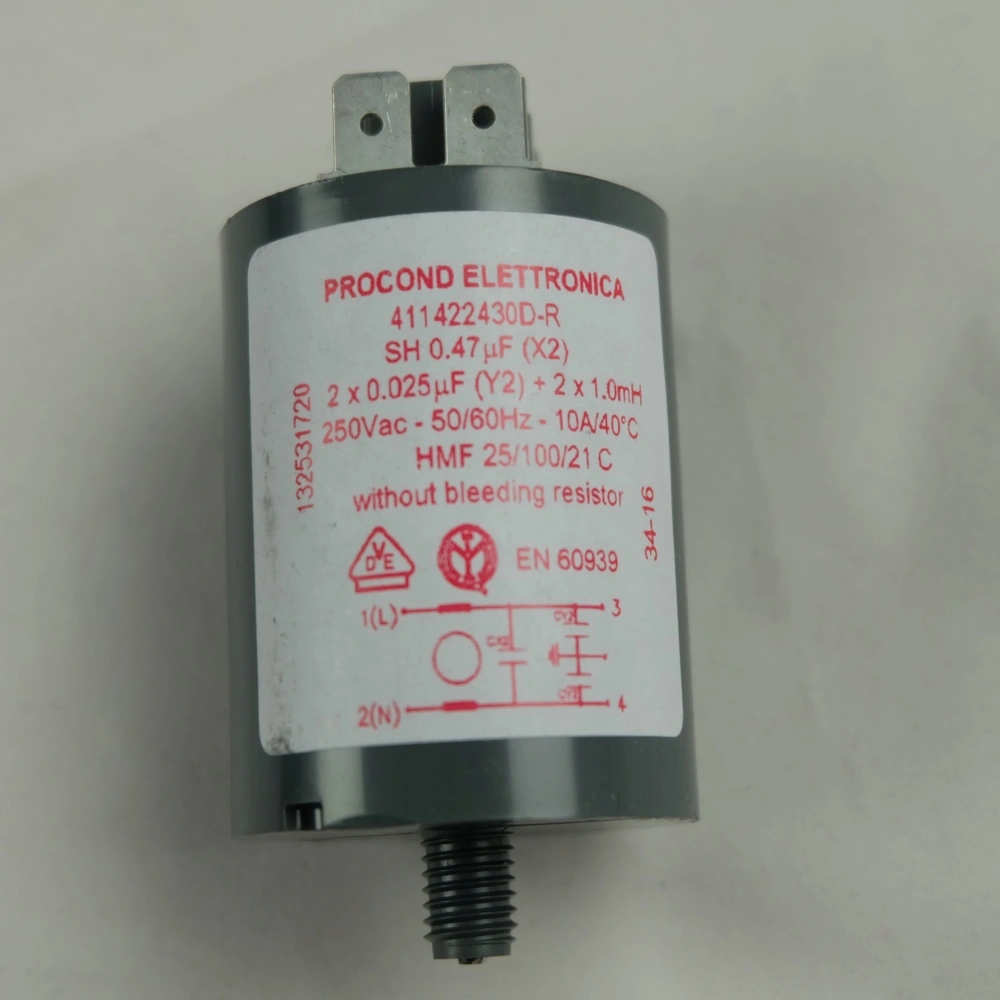 0,025 uF 250V Kondenzátor, sarus, zavarszűrő (eredeti) ZANUSSI mosógép / RENDELÉSRE