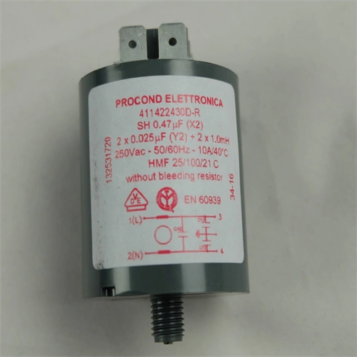 0,025 uF 250V Kondenzátor, sarus, zavarszűrő (eredeti) ZANUSSI mosógép / RENDELÉSRE