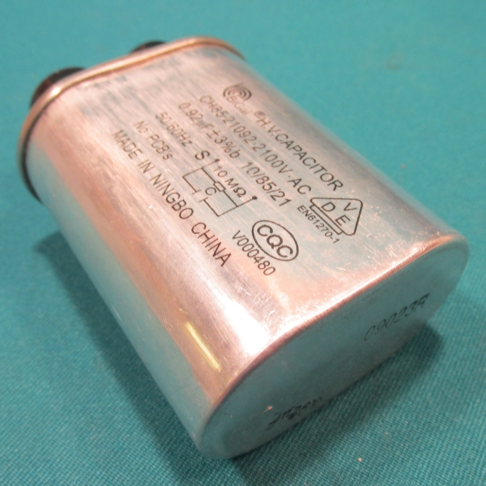 0,92uF kondenzátor, nagyfeszültségű (eredeti) GORENJE/MORA mikrohullámú sütő / RENDELÉSRE