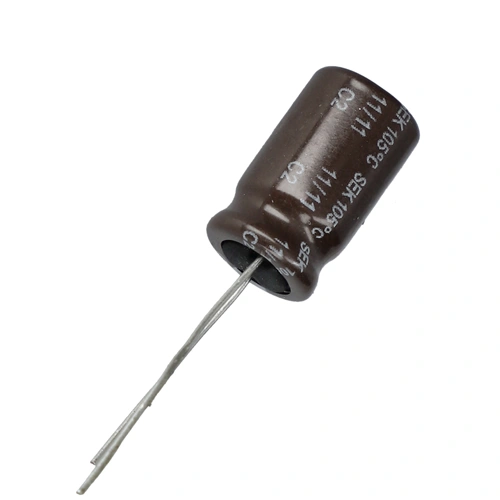 10 uF 400V Kondenzátor, furatszerelt (univerzális)  mini híradástechnika / RENDELÉSRE