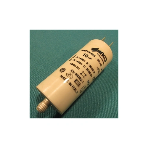 10 uF 450V Kondenzátor, sarus (eredeti) WHIRLPOOL mosógép / RENDELÉSRE
