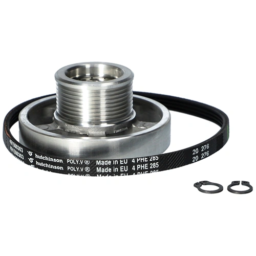 12184 4PHE Bordásszíj, tárcsával kompletten, fekete (eredeti) BEKO szárítógép