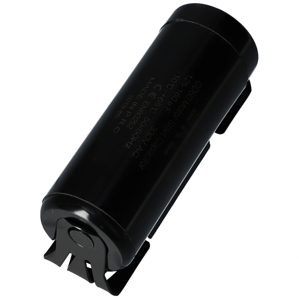 125-160 uF 220V Kondenzátor, motor indító, fémházas (univerzális)