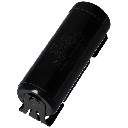 125-160 uF 220V Kondenzátor, motor indító, fémházas (univerzális)