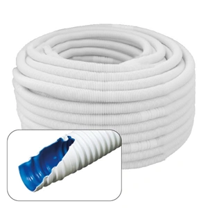 16/18 mm x 50 m Klíma kondenzvíz elvezető cső, (VECAMCO) merevebb, 2 rétegű, O gyűrűkkel, / RENDELÉSRE