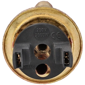 2000W 260 mm 5 mm furat Fűtőszál, réz, ovális, hosszú sarus, zárólaphoz (utángyártott) olasz,  ARISTON bojler