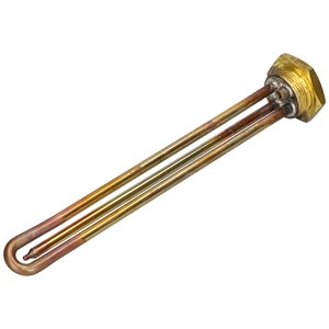 2500W Fűtőszál, réz + anódcsonk, egyenes, menetes (OLASZ GYÁRTMÁNY) bojler