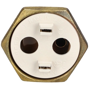 2500W Fűtőszál, réz + anódcsonk, egyenes, menetes (OLASZ GYÁRTMÁNY) bojler