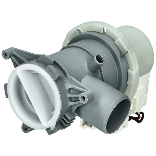 25W Szivattyú, ürítő, komplett, elől stekkeres, bajonett záras (eredeti) BEKO mosógép