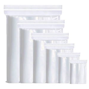 300x400mm Simítózáras tasak többször nyitható, zárható 40-50µ