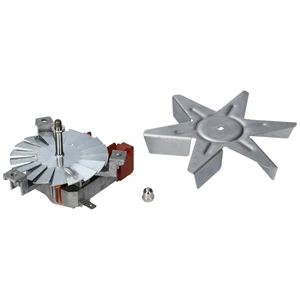 30W (24,1 mm) Motor, ventilátor + lapát (eredetivel megegyező minőség) ARISTON pl.:FB97C légkeveréses villanytűzhely