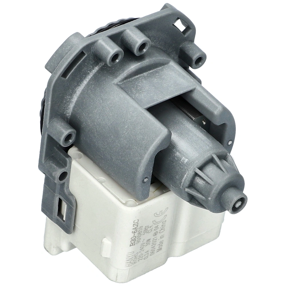 30W Szivattyú, ürítő, 3 körmös, elöl stekkeres (univerzális, HANYU B20-6AZC) mosógép