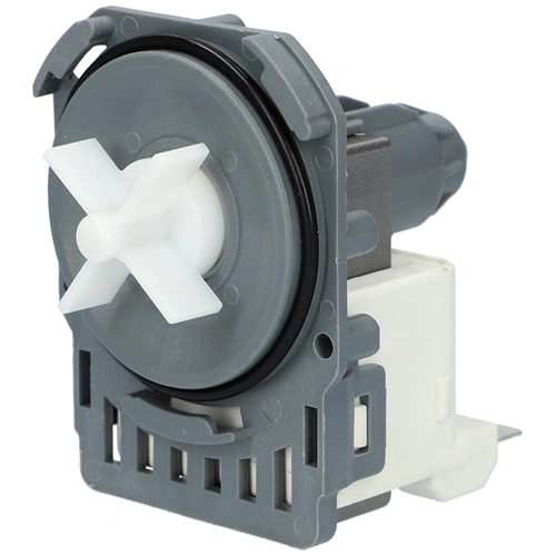 30W Szivattyú, ürítő, 3 körmös, hátul sarus, (eredeti, HANYU B20-6A01) CANDY mosógép