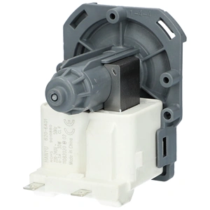 30W Szivattyú, ürítő, 3 körmös, hátul sarus, (eredeti, HANYU B20-6A01) CANDY mosógép