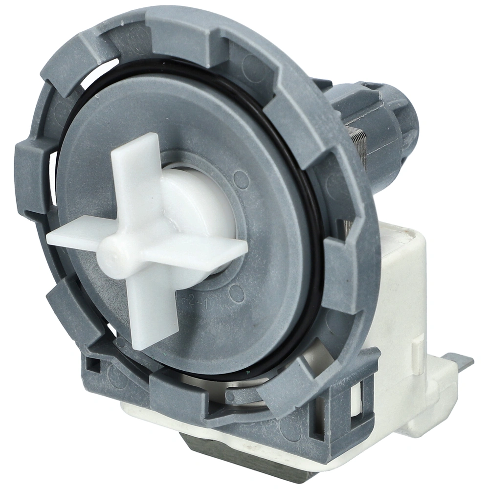 30W Szivattyú, ürítő, 8 körmös, hátul sarus (univerzális HANYU B20-6A01) mosógép