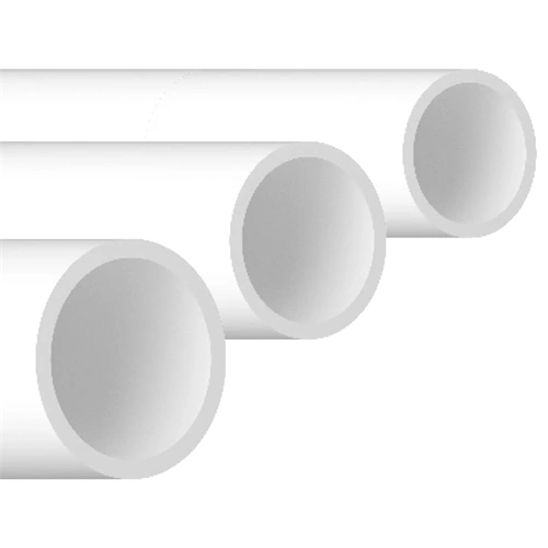 32 mm PVC kondenzvíz cső, merev, UV álló, (VECAMCO) klíma 2 méter / szál, fehér / RENDELÉSRE