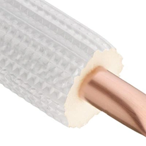 3/8" (9,52 mm) x 0,8 mm Szigetelt rézcső klímához (ISOPOLAR) 50 méteres tekercs / RENDELÉSRE
