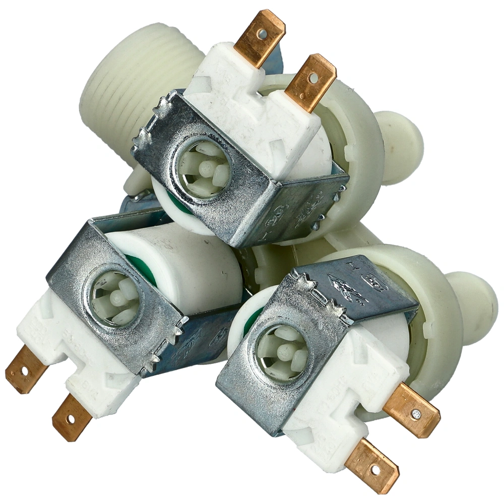 3 utas 15 mm 90° 220V Mágnesszelep (TP) mosógép