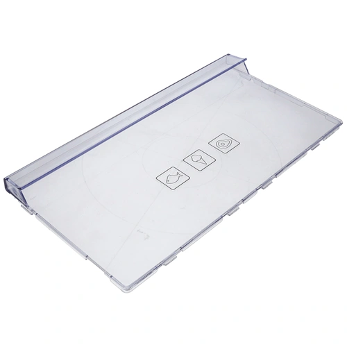 404x209x11 mm Előlap, fagyasztófiók, kékes átlátszó (eredeti) BEKO hűtőgép