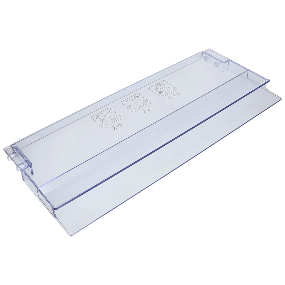445x188x25 mm Előlap, fagyasztófiók, kékes átlátszó (eredeti) BEKO hűtőgép