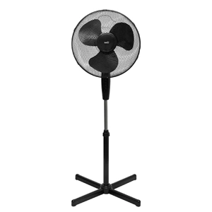 45W, álló ventilátor, állítható magasság, 3 fokozat, oszcillációs, fekete, HOME SF40BK 