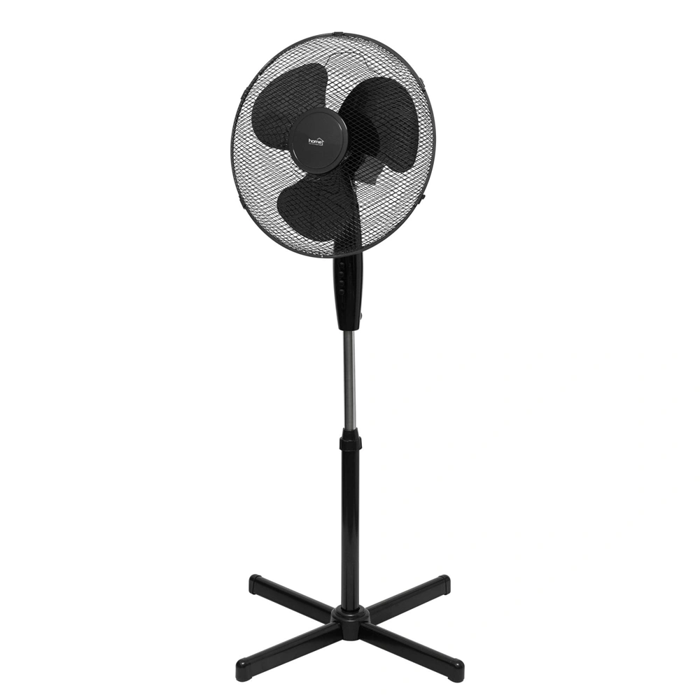 45W, álló ventilátor, állítható magasság, 3 fokozat, oszcillációs, fekete, HOME SF40BK 