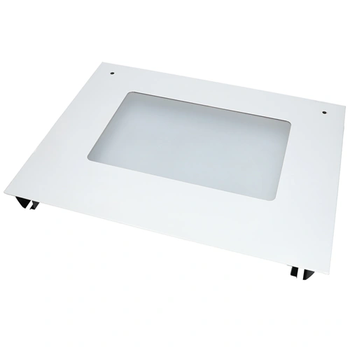 593x456 mm Üveg, ajtó, külső, fehér, (eredeti) WHIRLPOOL tűzhely / RENDELÉSRE