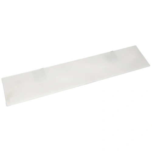 594x125 mm Üveg, ajtó, külső, fehér, GORENJE tűzhely / RENDELÉSRE