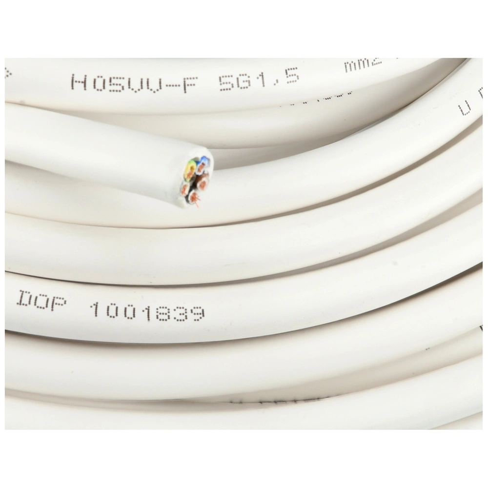 5x1,5 mm2 MTK, duplán szigetelt hajlékony sodrott réz kábel, ár/méter