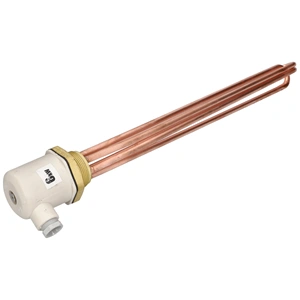 6000W 440 mm Fűtőszál réz, 3F, menetes, zárt kazán