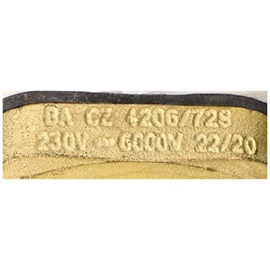 6000W 440 mm Fűtőszál réz, 3F, menetes, zárt kazán