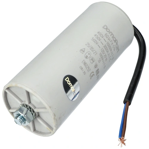 60 uF 500V Kondenzátor, vezetékes (univerzális)