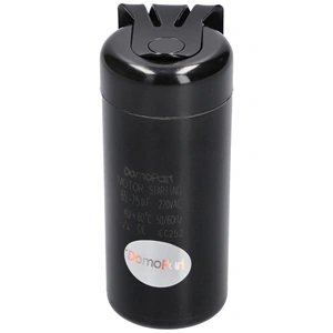 65-75 uF 220V Kondenzátor, motor indító, fémházas (univerzális)