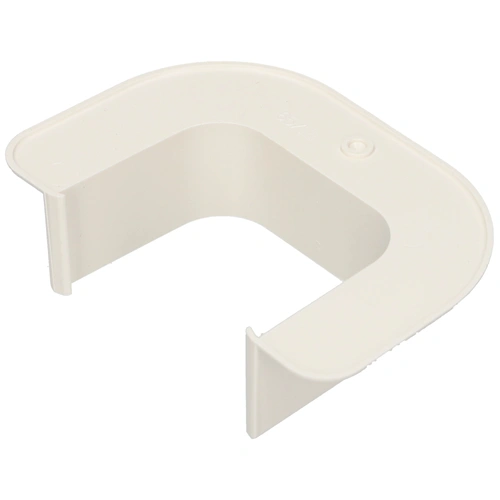 65x50 mm Fali záróelem (gallér), peremes (VECAMCO) klíma dekorcsatorna