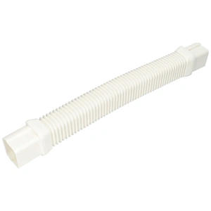 65x50 mm Flexibilis toldóelem, fehér, PVC (CANALPLAST) klíma dekorcsatorna
