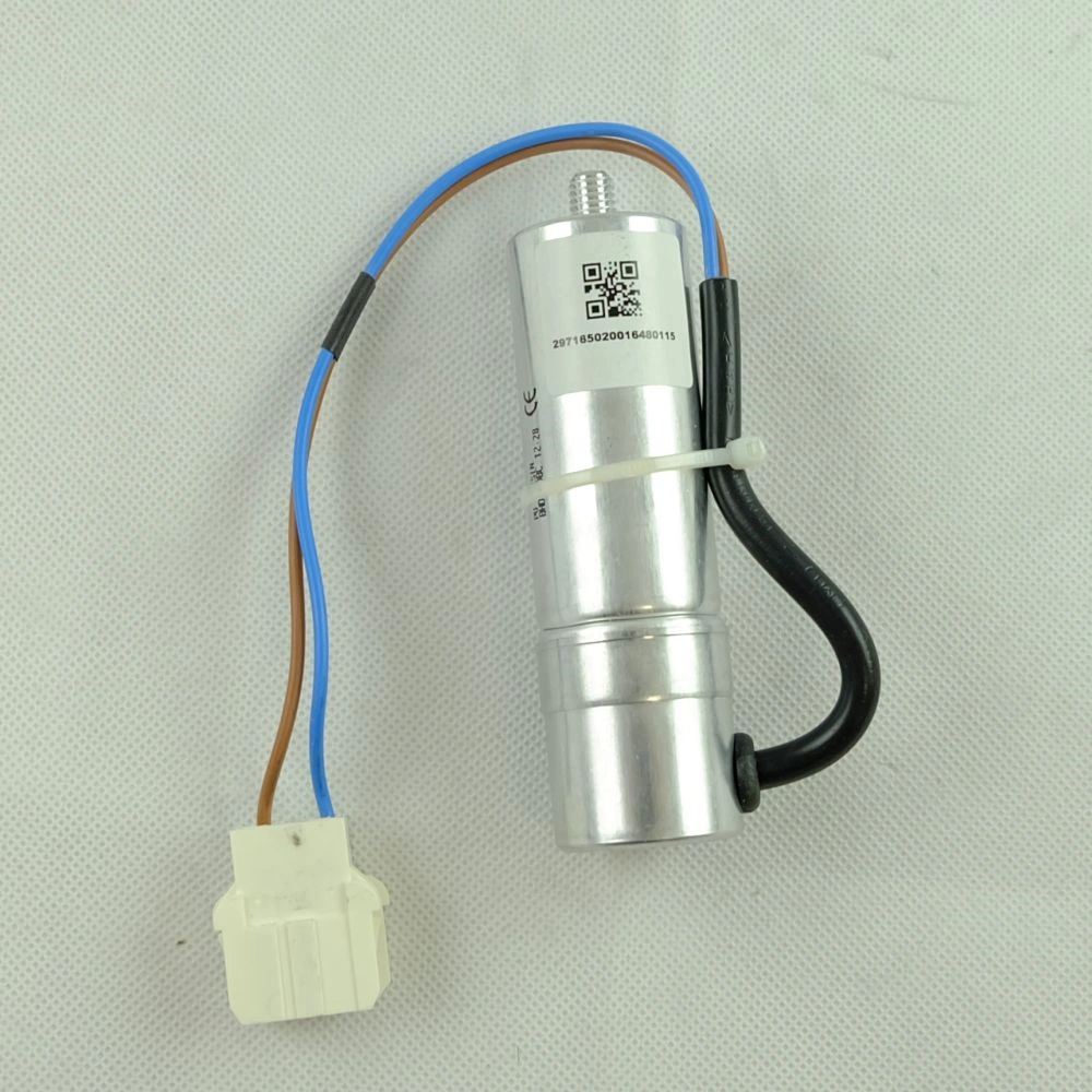 8 uF 470V Kondenzátor, vezetékes, motor indító, fémházas (eredeti) szárítógép / RENDELÉSRE