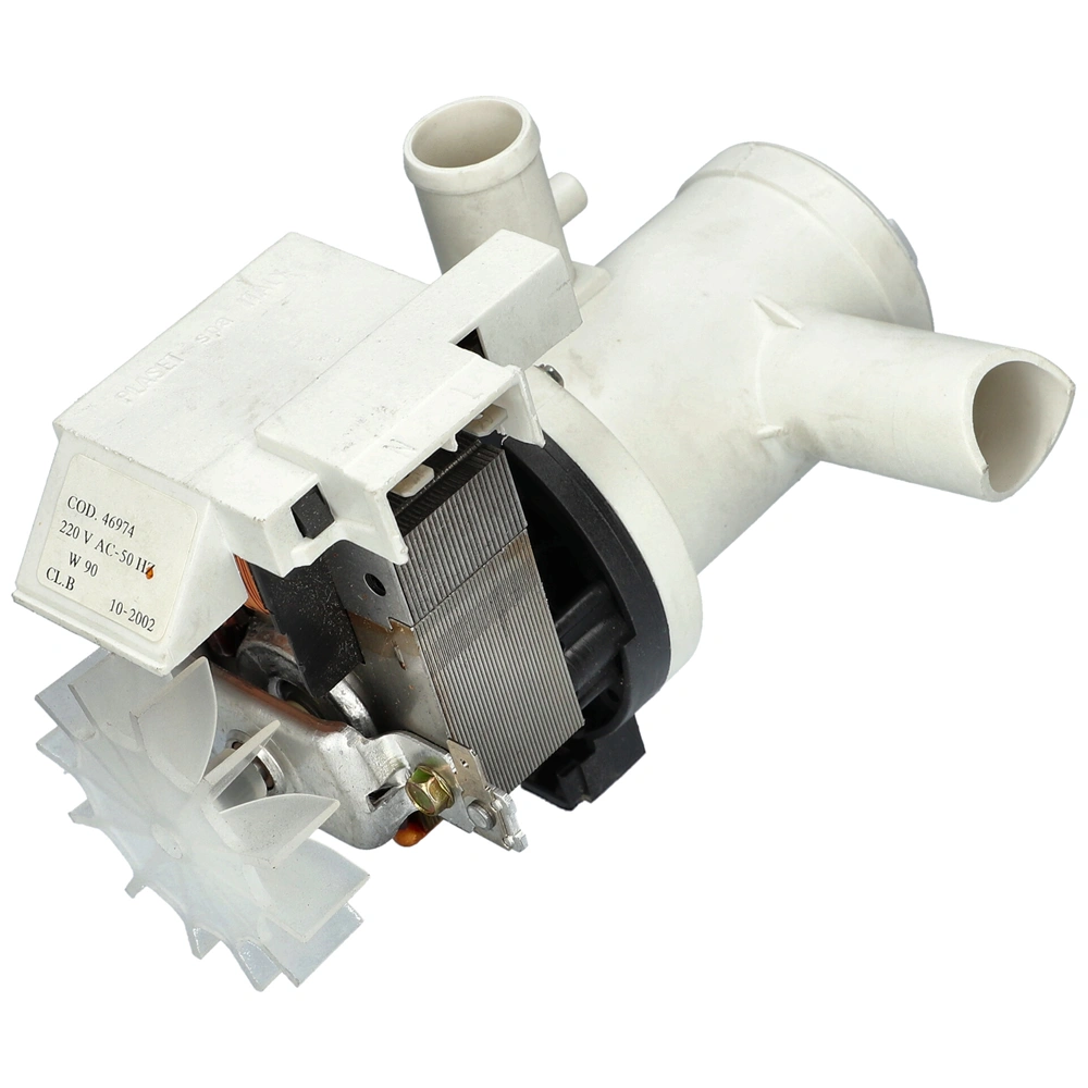 90W Szivattyú + szűrőház PLASET WHIRLPOOL / INDESIT mosógép 