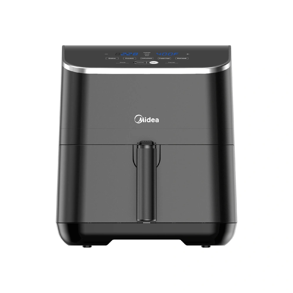 Air Fryer, 4.6 l kosár, 5.7 l üst, 1500 W, 60 p időzítő, 200 °C hőmérséklet, lecsatolható sütőkosár MIDEA MAD55005APKH