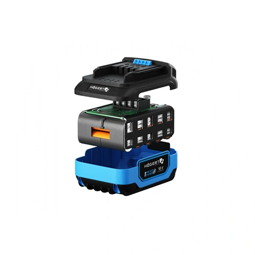 Akkumulátor, 2 Ah, 18 V, Li-Ion, HÖGERT HT2E239-A20