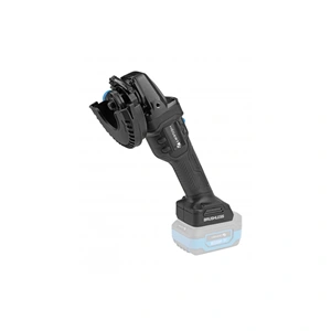 Akkumulátoros sarokcsiszoló géptest (töltő és akku nélkül), szénkefementes, 125 mm, 18V, HÖGERT HT2E231 