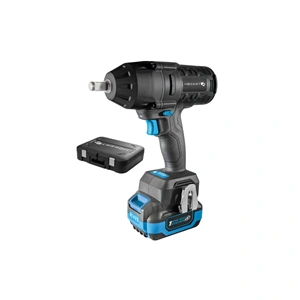 Akkumulátoros ütvecsavarozó szett, szénkefementes, 4 Ah akku, 18 V, 600 Nm, koffer, HÖGERT HT2E253-B14IW  