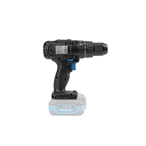 Akkumulátoros ütvefúró-csavarozó géptest (töltő és akku nélkül), 18 V, 50 Nm, HÖGERT HT2E221-0PD  