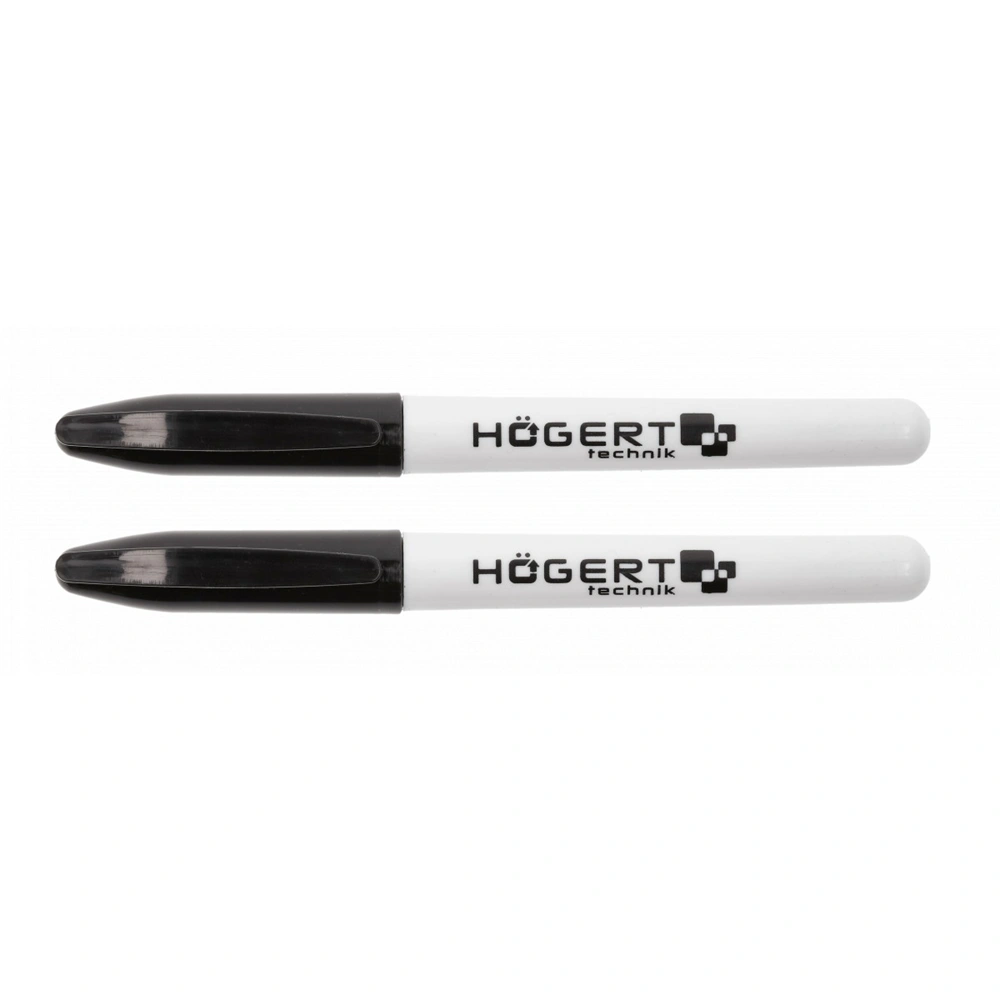 Alkoholos jelölő filc, fekete, 2db/csomag, 150 mm, HÖGERT HT3B779
