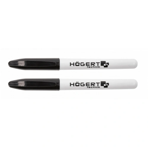 Alkoholos jelölő filc, fekete, 2db/csomag, 150 mm, HÖGERT HT3B779