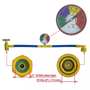Autóklíma töltő készlet R134a-t helyettesítő hűtőközeg 370 g