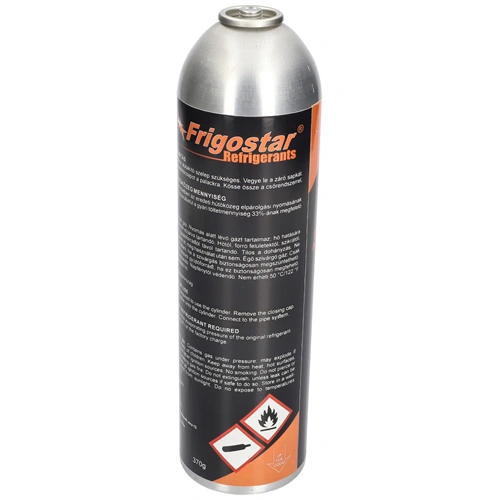 Autóklíma töltő készlet R134a-t helyettesítő hűtőközeg 370 g