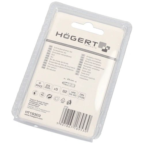 Bitfej, csillag, PH3, 25 mm, 5db/csomag , HÖGERT HT1S303