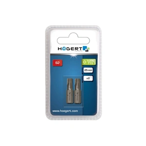 Bitfej, torx, T15, 25 mm, 2db/csomag , HÖGERT HT1S362