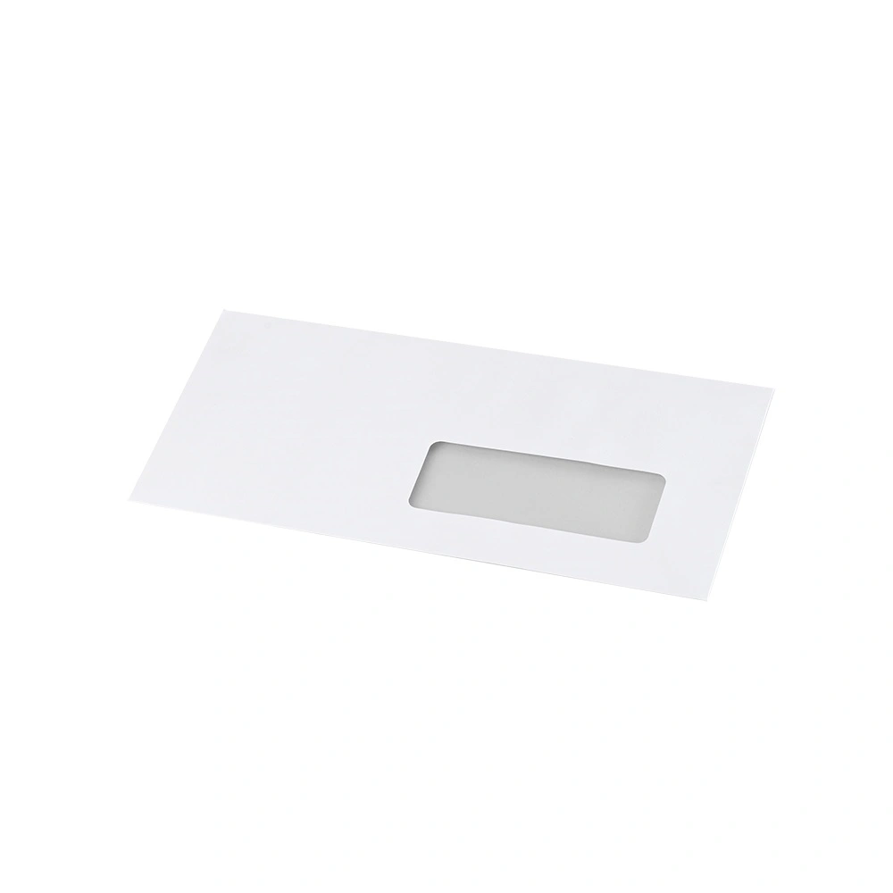 Boríték LA4 enyvezett bélésnyomott jobb ablakos 35x90mm 110 × 220mm J28A20 Bluering® fehér