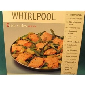 Crisp tál (fém, lapos) (eredeti) WHIRLPOOL mikrohullámú sütő WPRO AVM305 /RENDELÉSRE